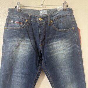 TOMMY HILFIGER "RONNIE" Men's denim blue Jeans size 30x33 - Tapered Leg